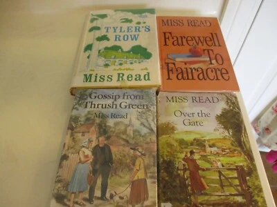 $10 • Buy 4 Miss Read Books-2 Large Print-3 X-library-good Conditio