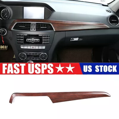 Pine Wood Grain Interior Center Console Plate Strip Trim For Benz C-Class W204 • $46.99