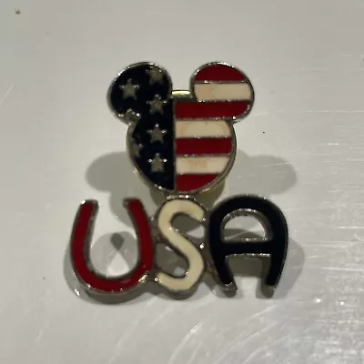 Disney WDW Mickey Americana USA ICON Patriotic Pin Red White Blue • $6.49