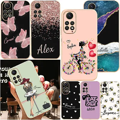 Personalised Name Case Plating Phone Cover For Xiaomi 12 11T Redmi Note 11 12 10 • £6.47