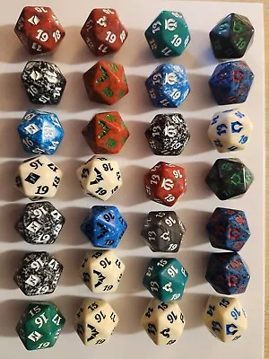 28 X Assorted MTG Spindown Dice - Life Counter D20 Dice Die Spin Down • $18