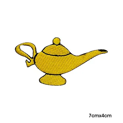 Genie Lamp Patch Kids Patch  Movies Patch Embroidered Iron On Patch • $4.99