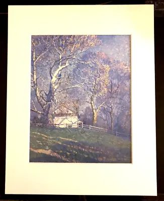 N .C. Wyeth  Buttonwood Farm  11 X 14 Matted Art Print-1920 • $24.99