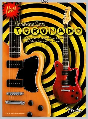 Fender The American Special Toronado Guitar 2002 Full Page Print Ad • $11.99