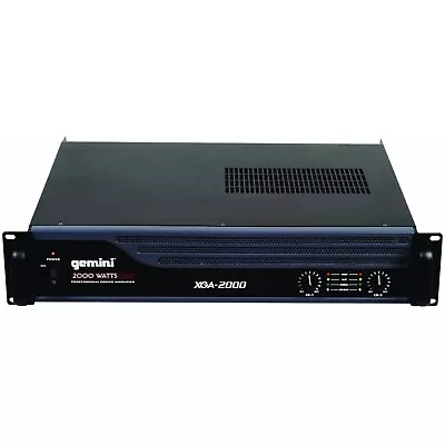 Gemini XGA-2000 Pro Equipment Mountable 2000W Watt Amplifiers For DJs PA Systems • $100