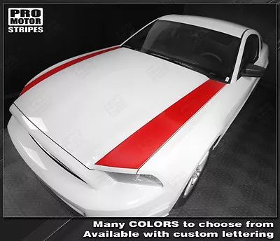 Ford Mustang 2005-2009 Hood Side Accent Stripes Decals (Choose Color) • $47.60
