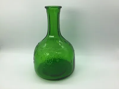 Vintage White House Vinegar Cameo Ballerina Pattern Green Bottle Jar • $18.99