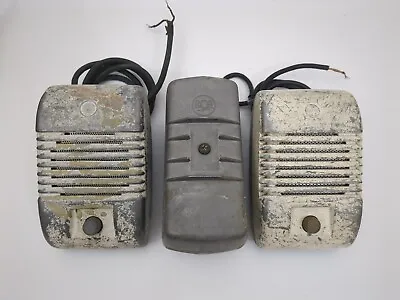 Vintage RCA Drive-In Movie / Car Show Speakers W/ Junction Box. Tested & Working • $149