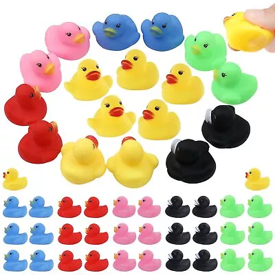 50Pcs Mini Rubber Duck Jeep Ducking Beach Pool Party Games Birthday Party Favors • $15.30