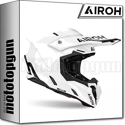 Airoh Helmet Cross Motorbike Tw314 Twist 3 Color White Gloss Sz. L • $193.57