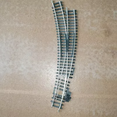Hornby R640 OO Gauge Left Hand Curved Point Rail Track . Unboxed. Good Condition • £10