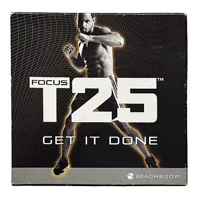 Focus T25 Alpha + Beta Cycle Cardio Fitness Workout Video / 10 Disc Set (2013) • $14.96