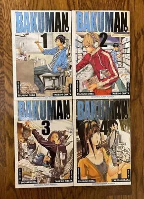 Bakuman Volumes 1-4 By Tsugumi Ohba (2010 Trade Paperback) • $25