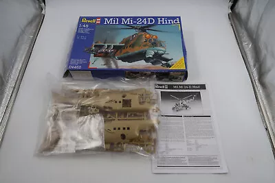 Revell Mil Mi-24D Hind Helicopter 1/48 04462 Open Box • $37.99