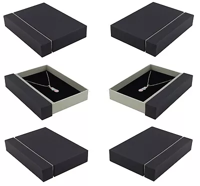 Quality Eclipse Necklace Pendant Chain Storage Presentation Jewellery Gift Boxes • £8.79