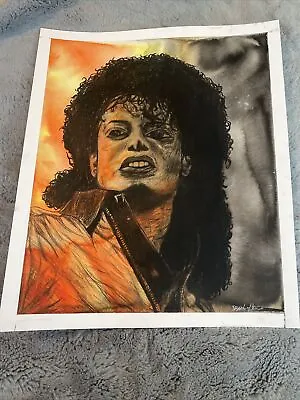 Michael Jackson Portrait Painting • $50