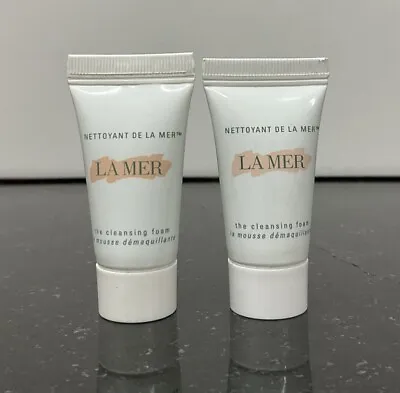 La Mer Cleansing Foam .17 Fl Oz New SAMPLES! Lot Of 2 • $12.60