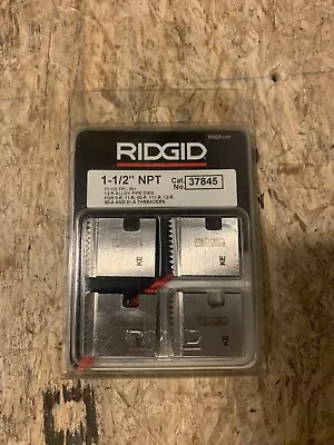 $40 • Buy Ridgid 37845 1-1/2  Npt Pipe Threading Dies Rh 12-r O-r 11-r 111-r 00-r 31-a New