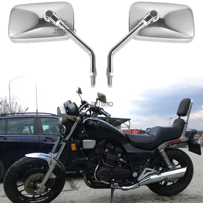 Chrome Motorcycle Rear Mirror 10MM For Honda V65 VF1100 C Magna&Sabre VF 1100 S • $25.22