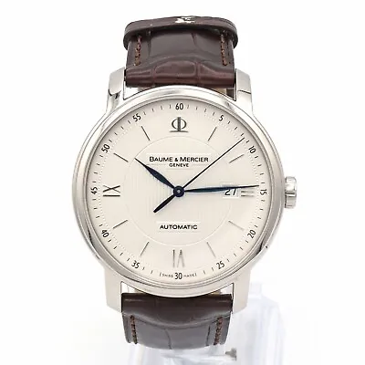 Baume & Mercier Classima 65593 Stainless Steel Automatic Men's Watch + Box Paper • $749