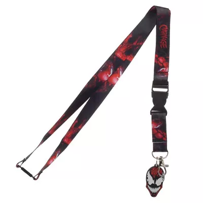 Marvel Carnage Lanyard With ID Holder & Charm New • $9.99