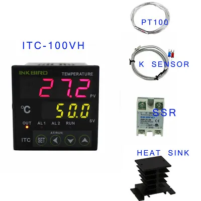 $49.99 • Buy Inkbird PID Digital Temperature Controller ITC-100VH Thermostat Heating Brewing
