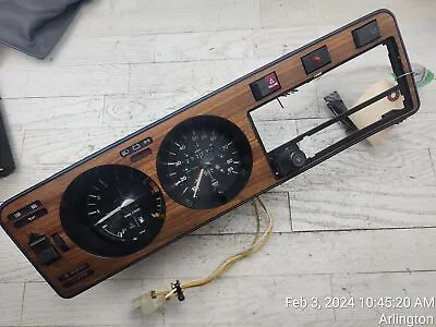 Volkswagen VW MK1 Scirocco Instrument Cluster / Bezel Dash Trim PARTS ONLY Wood • $99.95