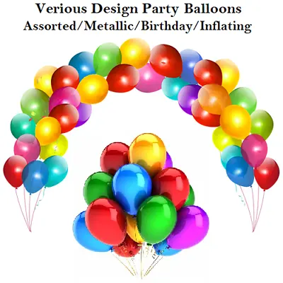 Latex PLAIN BALOON BALLONS Helium BALLOONS Party Birthday Wedding Free Offer UK • £2.20