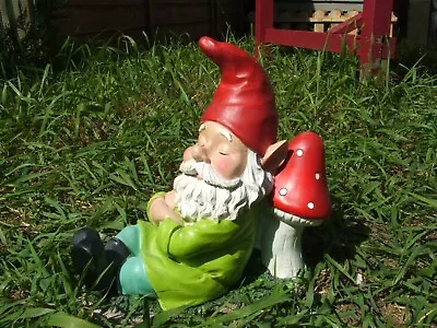 Latex Mould / Mold For A Gnome Leaning On A Mushroom. • £23.99