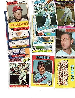 Baseball Vintage Lot Of 50 Cards Low Grade Creases Tears Etc. Bx4a • $1.95