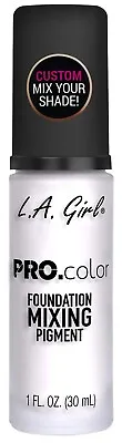 L.A. Girl Pro Color Matte Foundation Mixing Pigment White 1oz GLM711 Lightening • $9.95