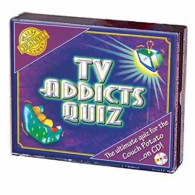 TV Addicts Quiz Audio CD Game CD Cheatwell Games • £2.49