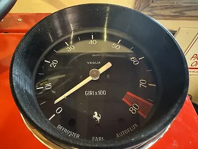 Ferrari 275 GTB/4 Tachometer Gauge 1967 GENUINE Original • $3500