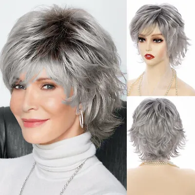 Short Straight Wavy Curly Synthetic Wigs Pixie Cut Short Hair Wigs For Women  • $17.85