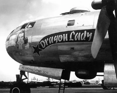 Boeing B-29 Superfortress Bomber  Dragon Lady  Nose Art 8x10 WWII WW2 Photo 793 • $7.43