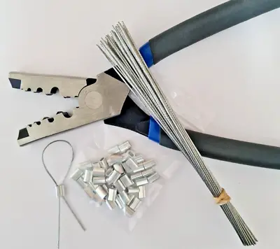 50 Pack ALUMINIUM TAMPER-PROOF SECURITY SEALS & LARGE CRIMPING PLIERS • £22