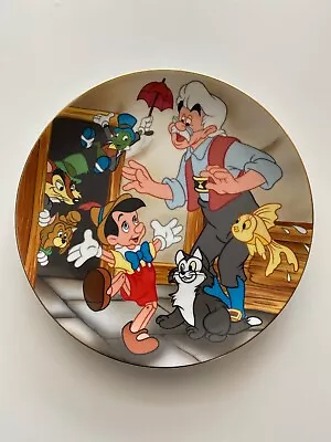 Disney Kenleys Pinocchio (1940) Collectable Plate Japan Boxed Fine Porcelain • £17.95