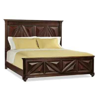 1042-91251 Hooker Furniture Sienna Canyon Queen Panel Bed • $999