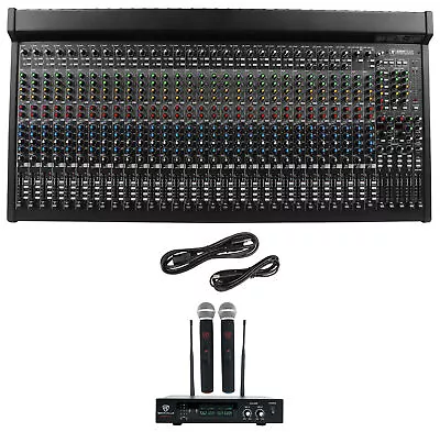 Mackie 3204VLZ4 32-channel 4-Bus FX Mixer W/ USB+Dual Wireless Mics 3204-VLZ4 • $1279.99