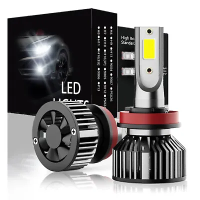 H11 LED Headlight Kit Low Beam Bulb Super Bright 6500K 1000000LM High Quality • $15.99