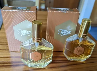 Lot Of 2 Avon Topaze Cologne Perfume Spray 1.6 Oz Vintage New In Box Topaz • $23.99