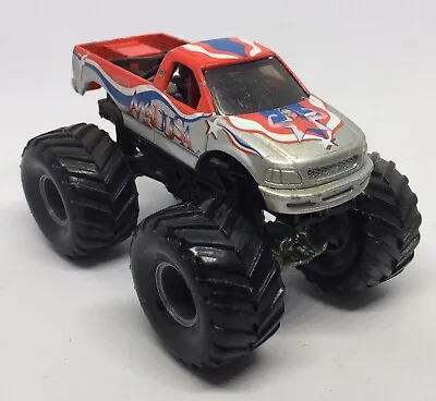 Hot Wheels Monster Jam Silver & Red Madusa Loose Diecast 1/64 Metal Body • $5.99