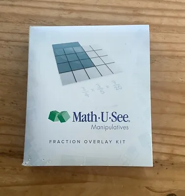 Math U See Manipulatives Fraction Overlay Kit • $30