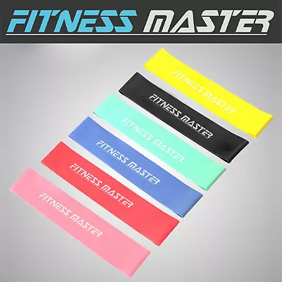 6pc Resistance Bands Loop Power Band Exercise Crossfit Strength Fitness GYM Yoga • $6.99