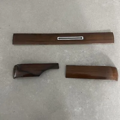 Mercedes W123 Dashboard Zebrano Wood Trim 3 Pieces • $100