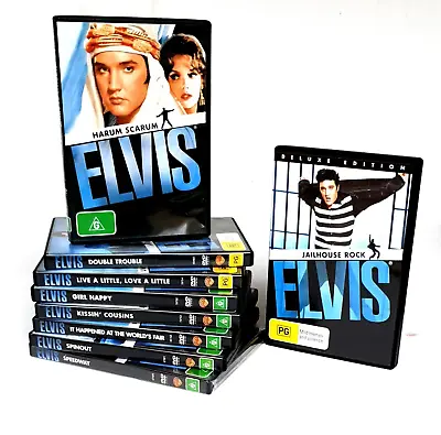 ELVIS PRESLEY 9 Movie Collection DVD Set 2007 Warner Bros Region 4 • $95