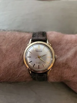 Vantage Watch Men's Automatic Watch Vintage Gold-tone Rare Find • $83