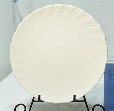 Vintage Lenox Sculpture Dinner Plate 10  Swirled Pattern Beige • $8.99