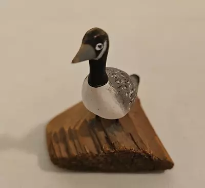 Vintage Miniature Goose Decoy Cabin In The Pines Theibault • $9.99