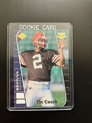 1999 Edge Triumph Tim Couch Rookie Card TC • $3